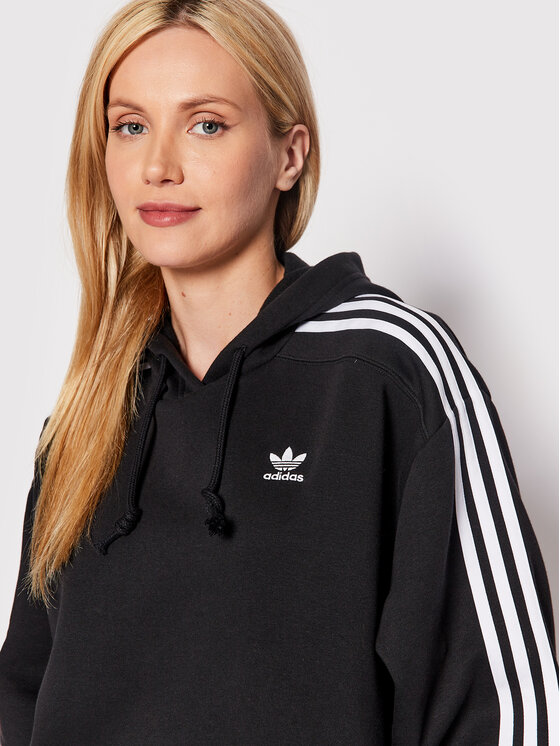 adidas adidas Bluza adicolor Classics HC2016 Czarny Relaxed Fit