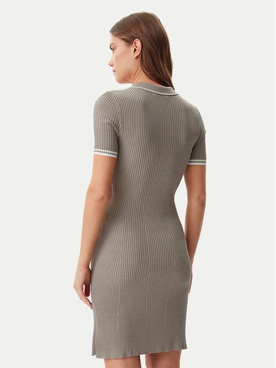 Guess Guess Úpletové šaty W5GK84 Z3L10 Béžová Regular Fit