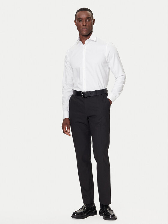 Calvin Klein Calvin Klein Košile LV019EU006 Bílá Slim Fit