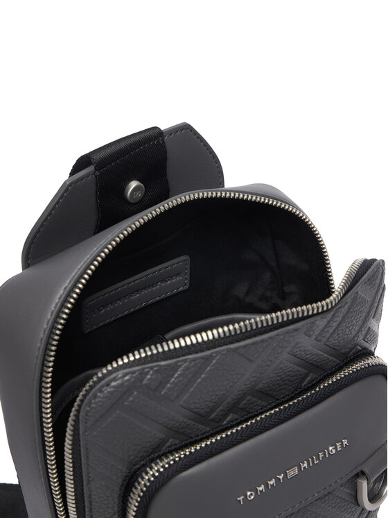 Tommy Hilfiger Tommy Hilfiger Torbica za okrog pasu Th Flag Slingpack AM0AM14430 Siva