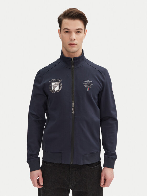 Aeronautica Militare Aeronautica Militare Pulóver 251FE1984F559 Sötétkék Regular Fit
