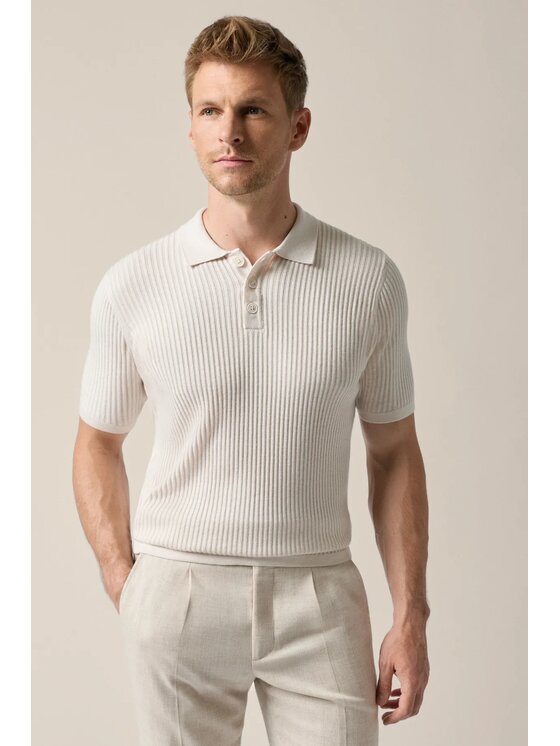Lancerto Lancerto Polo Domenico PO073126000004 Beżowy Regular Fit