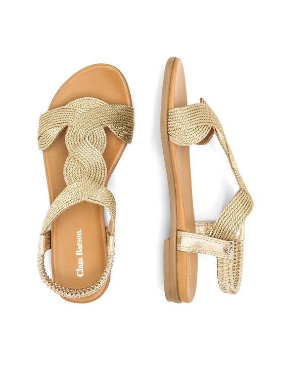 Clara Barson Clara Barson Sandalen CASSIE WS120703-01 Goldfarben