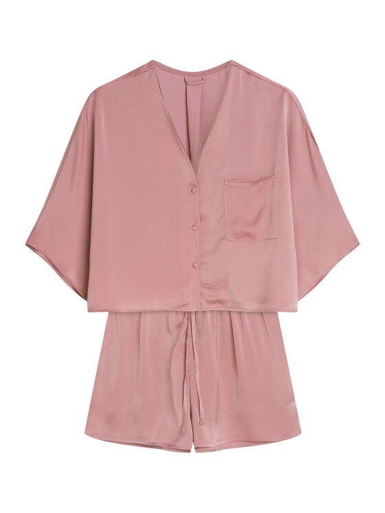 Esotiq Esotiq Pyžamo 42653 Růžová Regular Fit