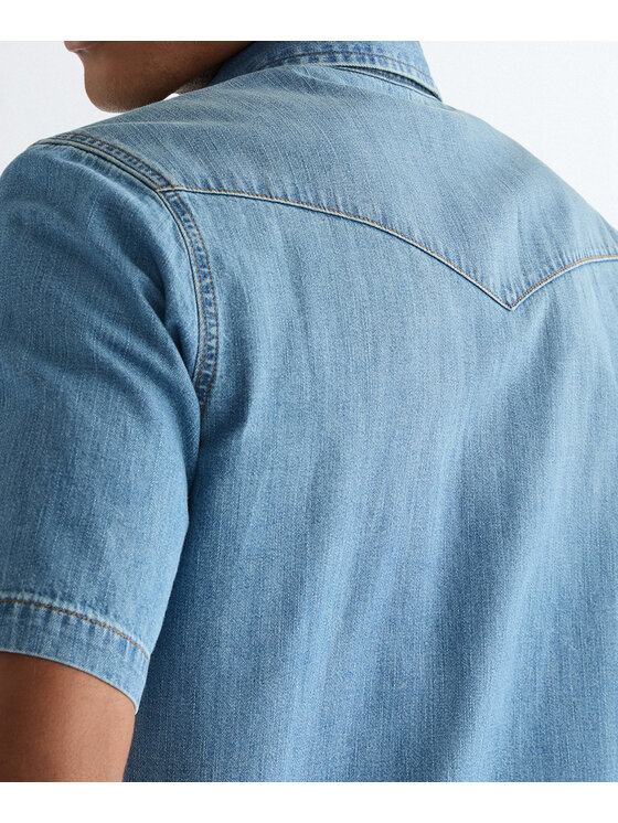 Wrangler Wrangler Koszula 112378394 Niebieski Regular Fit