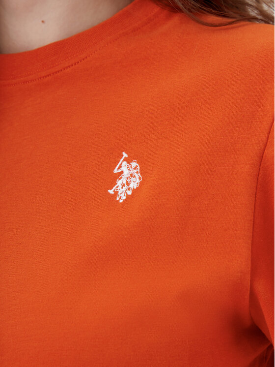 U.S. Polo Assn. U.S. Polo Assn. Majica WUP0785 Narančasta Regular Fit