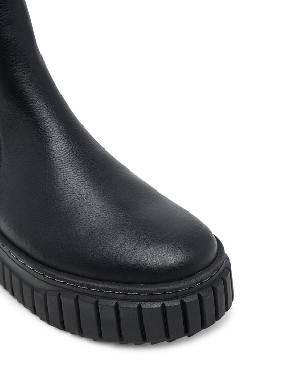 Tamaris Tamaris Kotníková obuv s elastickým prvkem 1-25445-45 Černá