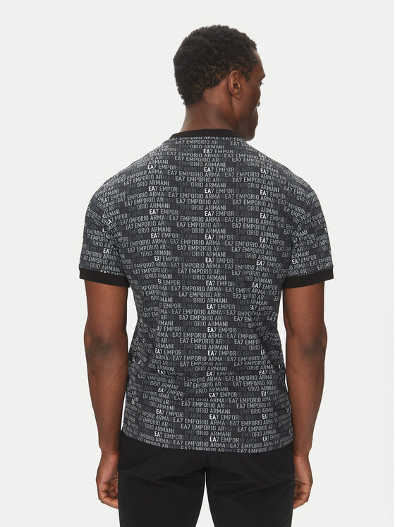 EA7 Emporio Armani EA7 Emporio Armani T-Shirt 7M000208 AF12874 UC001 Czarny Regular Fit