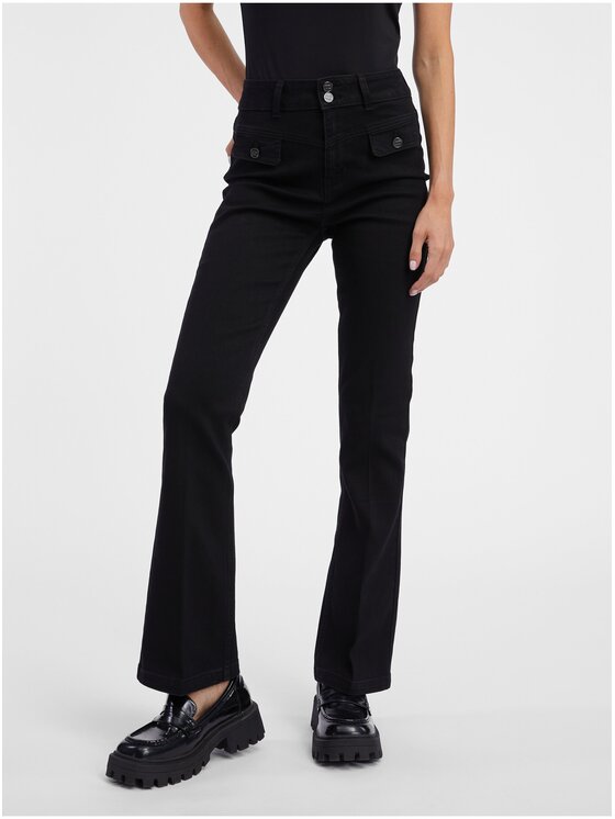Jeansy, rozmiar 34, Czarne, 310035667000//34