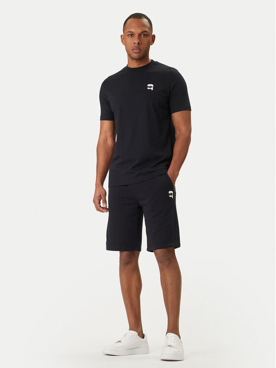 KARL LAGERFELD KARL LAGERFELD T-Shirt 755710 562224 Granatowy Regular Fit