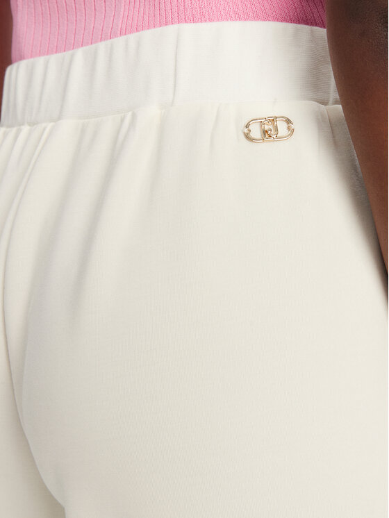 Liu Jo Sport Liu Jo Sport Teplákové kalhoty TA5229 J4869 Bílá Relaxed Fit