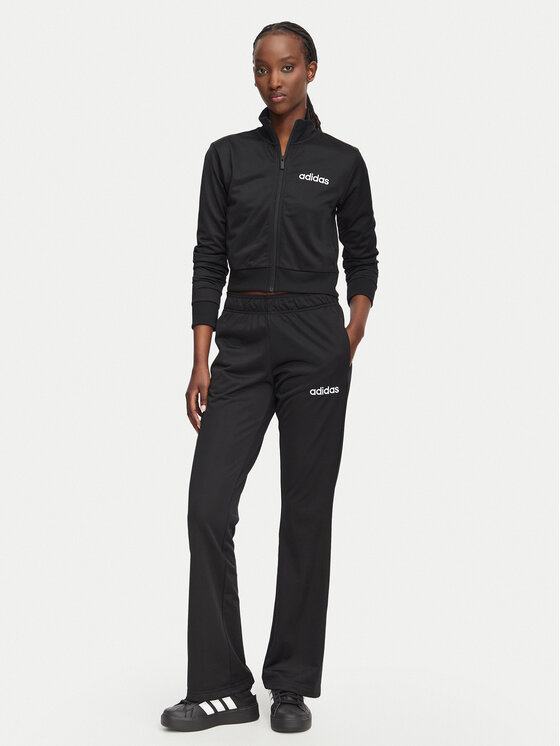 adidas adidas Sportinis kostiumas Glam Tracksuit JZ6905 Juoda Slim Fit