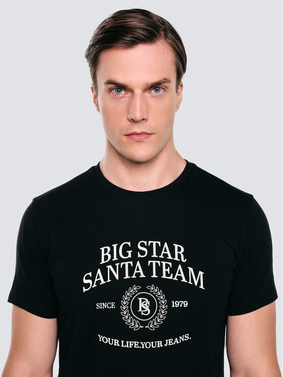 BIG STAR BIG STAR T-Shirt MARR Czarny Basic Fit