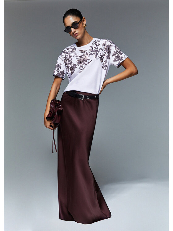 Liu Jo Liu Jo T-shirt CA6330JS088P9654 Bianco Loose Fit