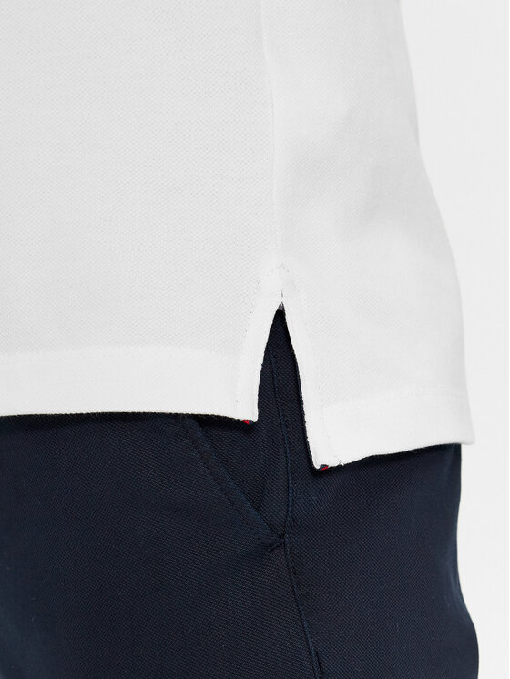 Tommy Hilfiger Tommy Hilfiger Polokošile Monotype Flag MW0MW33585 Bílá Slim Fit