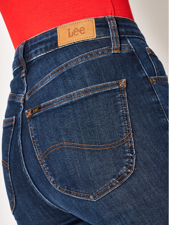 Lee Lee Traperice Ivy L32EMOHW 112107429 Tamnoplava Super Skinny Fit
