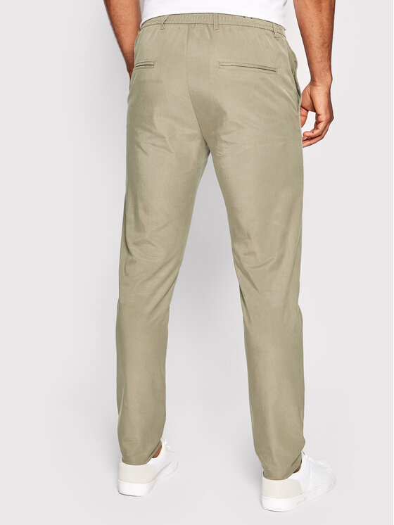 Pantaloni chino M2YB23 WERJ0 Verde Regular Fit