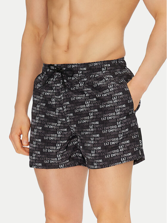EA7 Emporio Armani EA7 Emporio Armani Úszónadrág 7M000510 AF13059 MC085 Fekete Regular Fit