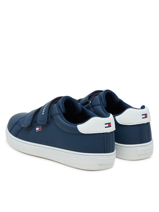 Tommy Hilfiger Tommy Hilfiger Snīkeri Low Cut Velcro Sneaker T1X9-34062-1355 S Tumši zils