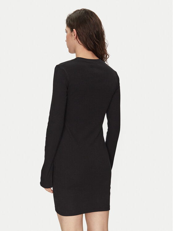 Calvin Klein Jeans Calvin Klein Jeans Ежедневна рокля J20J225112 Черен Slim Fit