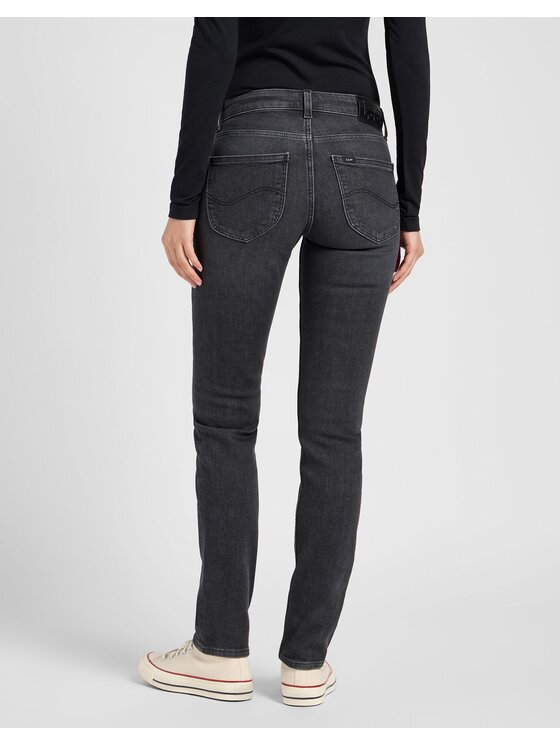 Lee Lee Jeansy ELLY Czarny Slim Fit
