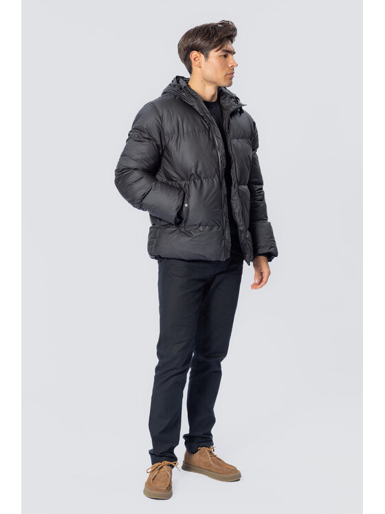 TeeShoppen TeeShoppen Płaszcz 'Basic Collection' Czarny Regular Fit