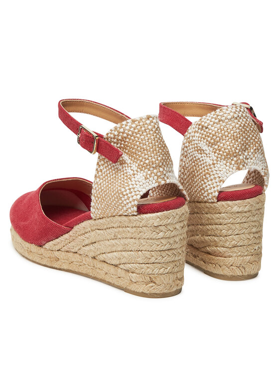 Castañer Castañer Espadrile Carol/6/002 021655 Rdeča