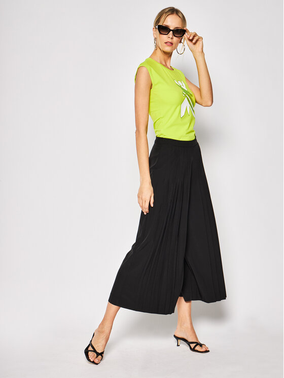 Guess Pantaloni culotte Livia W0GB24 WCUL0 Nero Regular Fit • Modivo.it