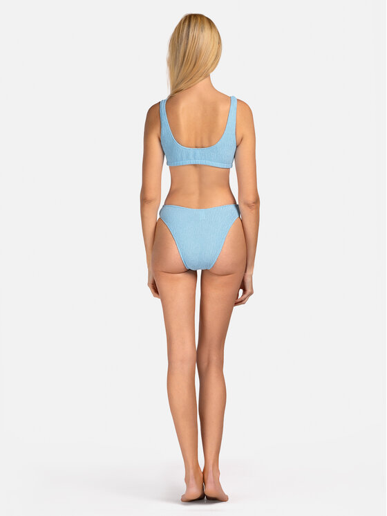 Miss Lou Miss Lou Bikini pezzo sopra G-SP1-NB Blu