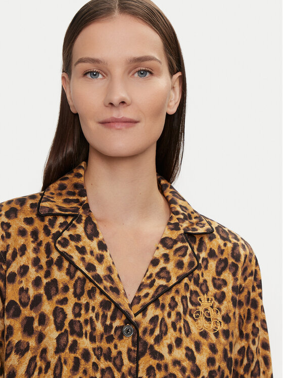 LAUREN RALPH LAUREN LAUREN RALPH LAUREN Pižama ILN92377F Bež Relaxed Fit