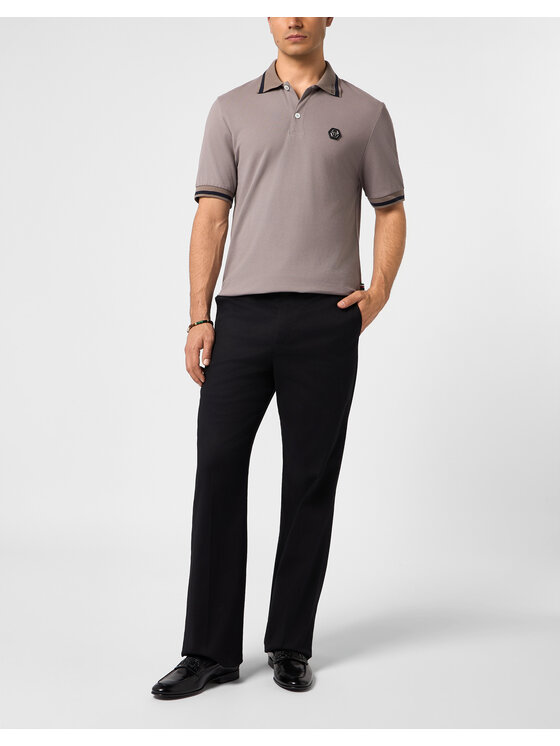 PHILIPP PLEIN PHILIPP PLEIN Polo 31372 Beige Slim Fit