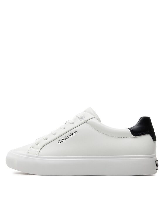 Calvin Klein Calvin Klein Снікерcи Vulcanized Lace Up Lth HW0HW02037 Білий