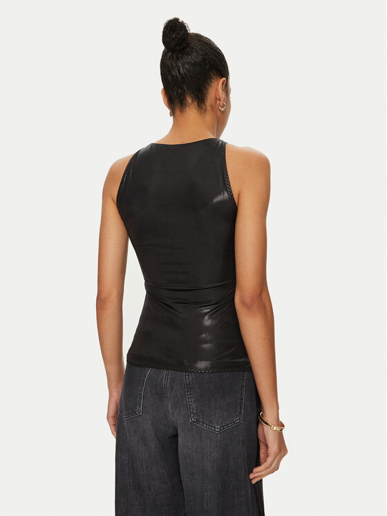 PINKO PINKO Top 103261 A1OE Czarny Slim Fit