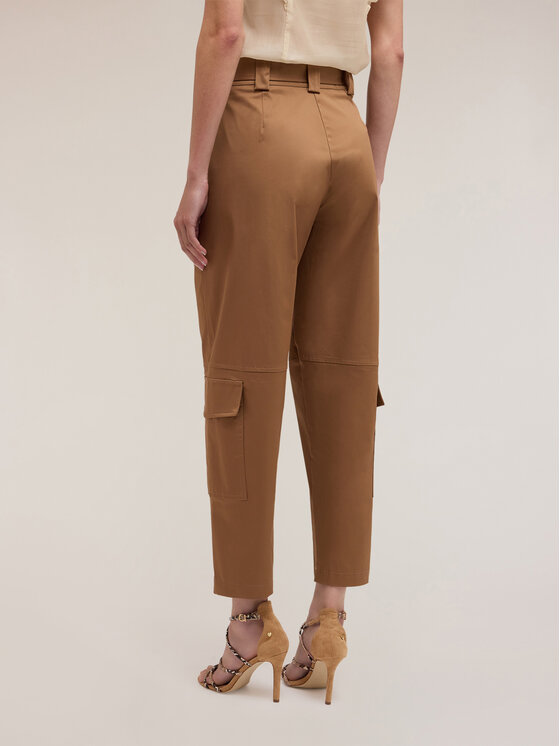 Motivi Motivi Pantaloni di tessuto P056Q004253N012 Marrone Regular Fit