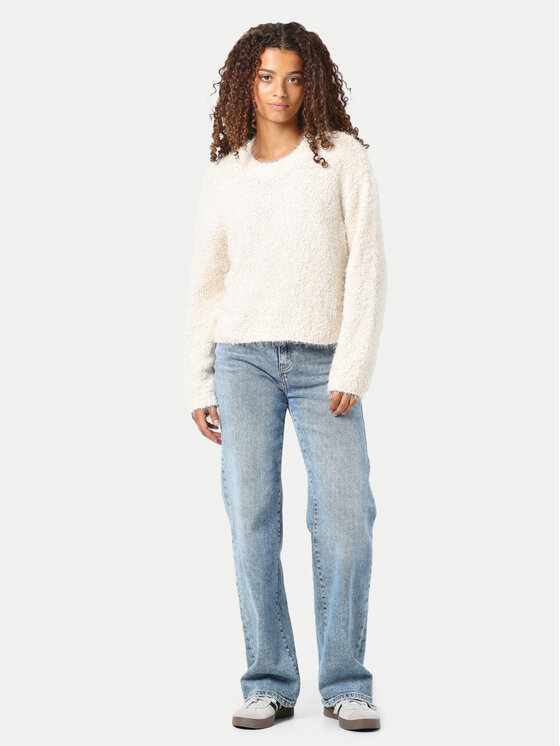 Noisy May Noisy May Sweter Sassy 27029424 Beżowy Relaxed Fit