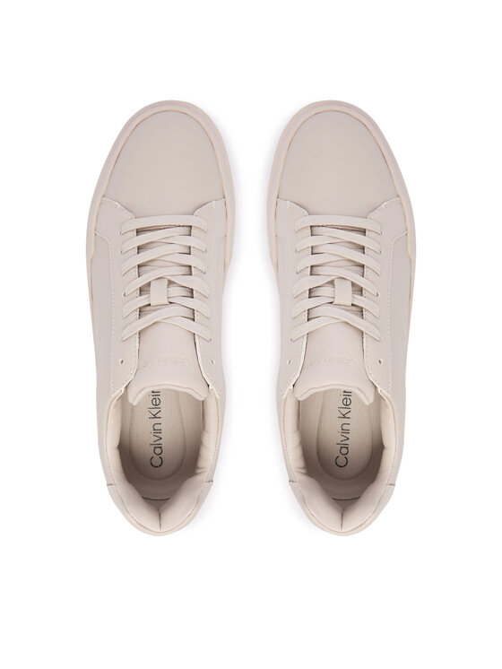 Calvin Klein Calvin Klein Sneakers Chunky Cupsole Laceup Lth Wn YW0YW01947 Écru