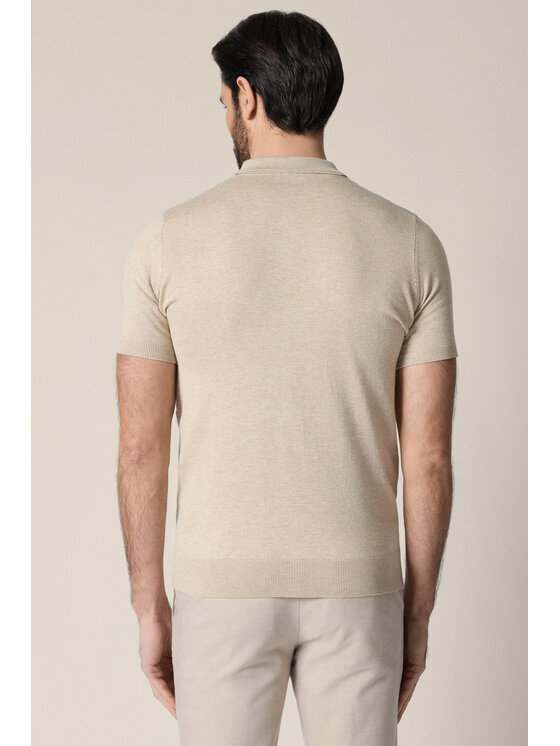 Lancerto Lancerto Polo Claudio PO073126000001 Beżowy Regular Fit