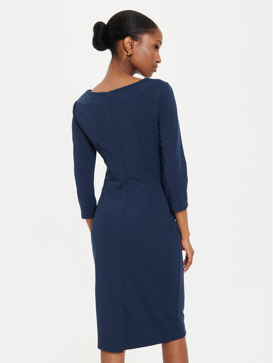 Rinascimento Rinascimento Kokteilinė suknelė CFC0121014003 Tamsiai mėlyna Regular Fit