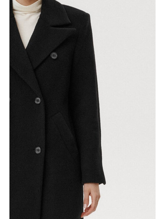 MARI PRETI MARI PRETI Cappotto Caldessa Nero Regular Fit