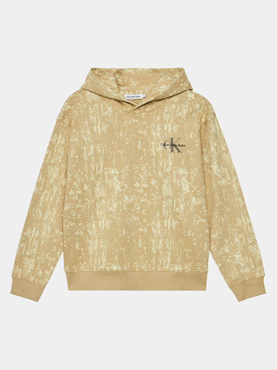 Calvin Klein Jeans Calvin Klein Jeans Sweatshirt Second Skin IB0IB01956 Beige Relaxed Fit