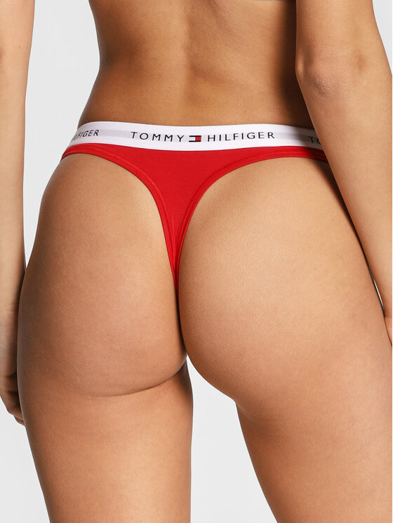 Tommy Hilfiger Tommy Hilfiger Kalhotky string UW0UW03835 Červená