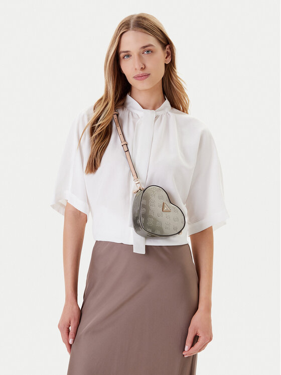 Guess Guess Torebka HWTV94 96770 Srebrny
