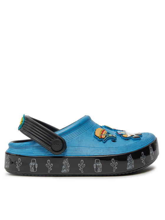 Crocs Crocs Natikače Spongebob Multi Off Court Clg K 209823 Crna