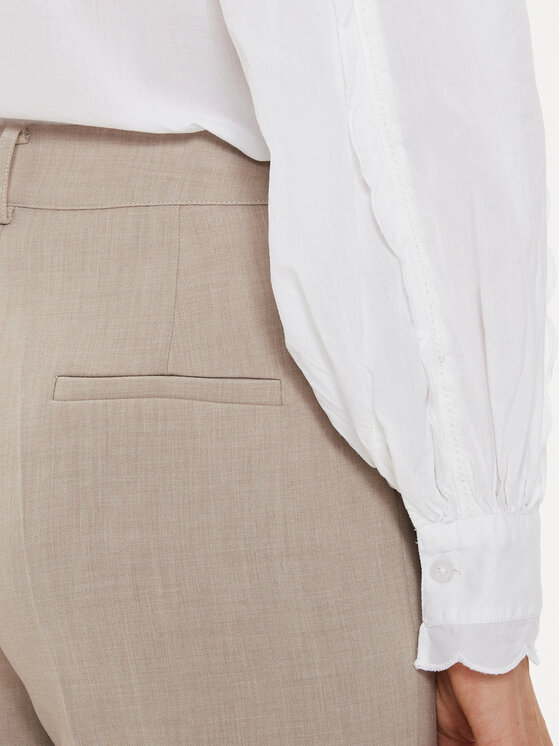 Karen by Simonsen Karen by Simonsen Spodnie materiałowe Nina 10104823 Szary Straight Fit