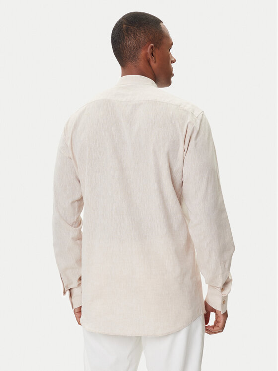 KARL LAGERFELD KARL LAGERFELD Koszula 605035 552627 Beżowy Regular Fit