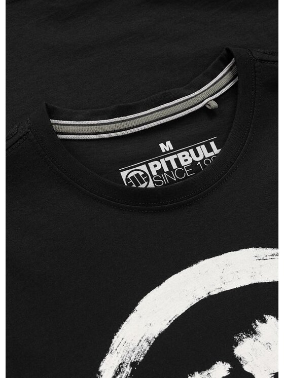 PITBULL PITBULL T-Shirt LOGO PALMS Czarny Regular Fit