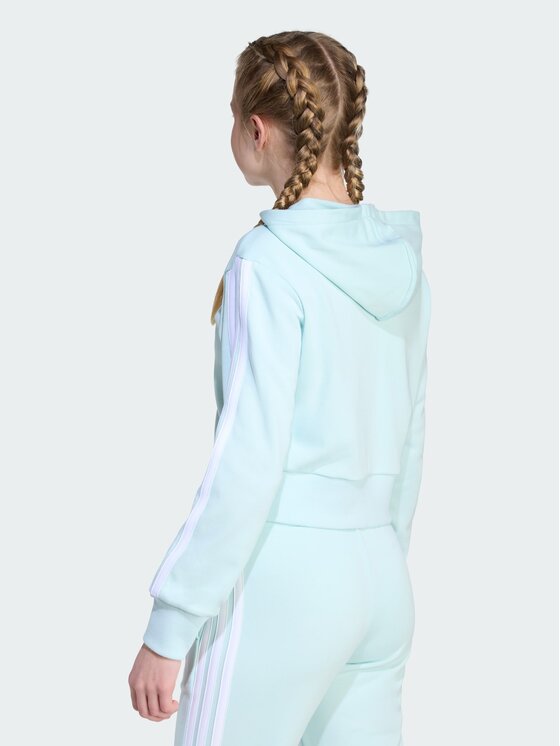 adidas adidas Bluza Essentials Full-Zip Turkusowy Regular Fit