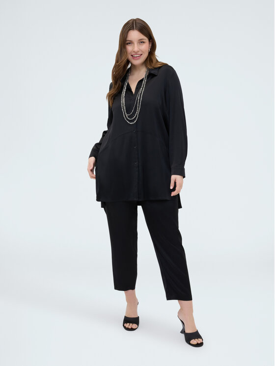 Fiorella Rubino Fiorella Rubino Koszula 5045T001448N033 Czarny Regular Fit