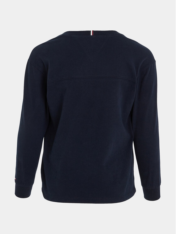Tommy Hilfiger Tommy Hilfiger Bluzka KB0KB08549 M Granatowy Regular Fit