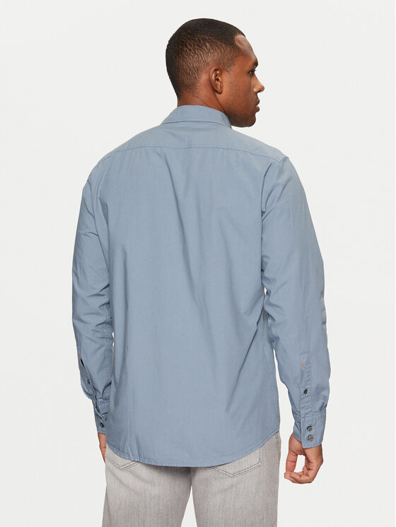 BOSS BOSS Srajca Relegant 50518304 Modra Regular Fit